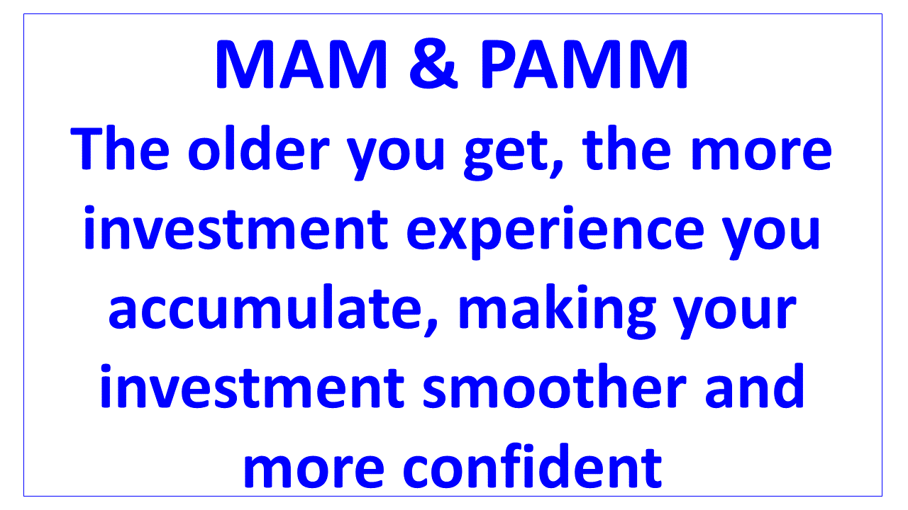 older you get more investment experience you accumulate en